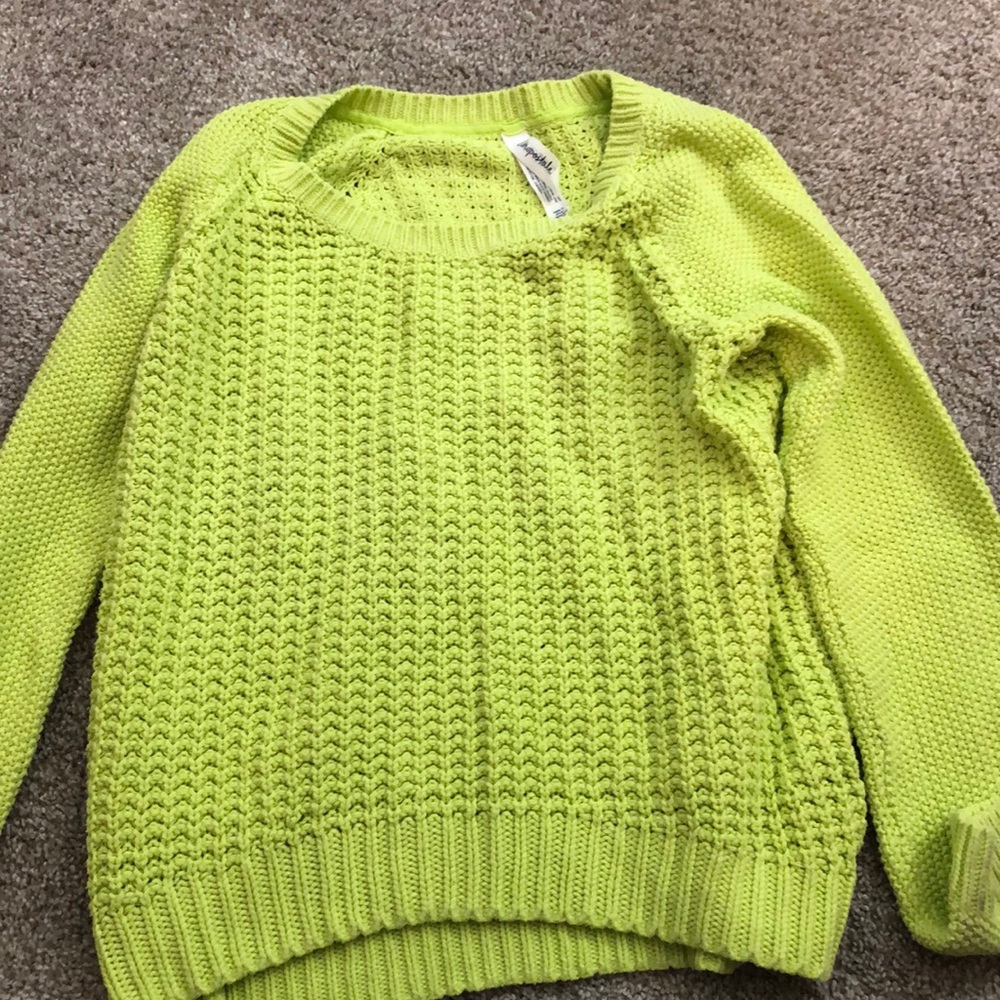Lime Green Women's Sweater